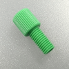 Nut, Delrin, green f. 1/8" tubing