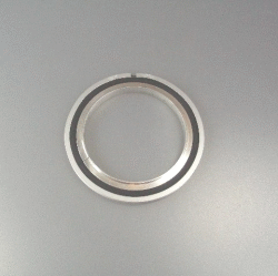 Trapped Cent. Ring w. O-Ring Al/Vi DN 63