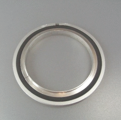 Trapped Cent. Ring w. O-Ring stainl./Viton DN 100